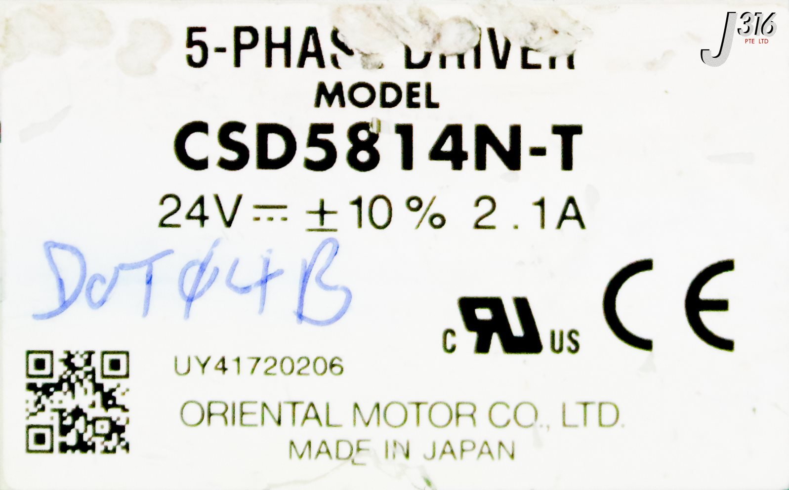 C3939 ORIENTAL MOTOR PCB, 5-PHASE STEPPER DRIVER DRIVE CSD5814N-T